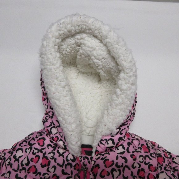 AQ Arctic Quest faux fur fleece lined puffer jacket - Picture 5 of 12